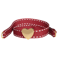 Bracciale Baroni Gioielli Donna in Tessuto NORA PFAIFFER CUORE ORO - NORA PFAIFFER CUORE ORO